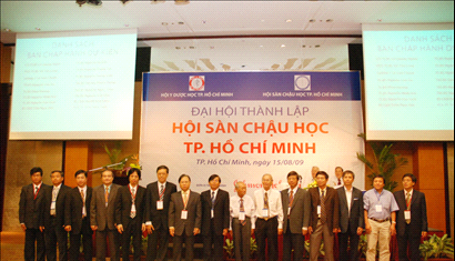 Đại hội thành lập Hội sàn chậu học Tp Hồ Chí Minh